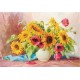 Алмазна мозаїка на підрамнику Соняшники 40×50 см 71672_BGLE