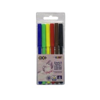 Фломастери Магія, 6 кольорів, Smart Line, 4 шт.