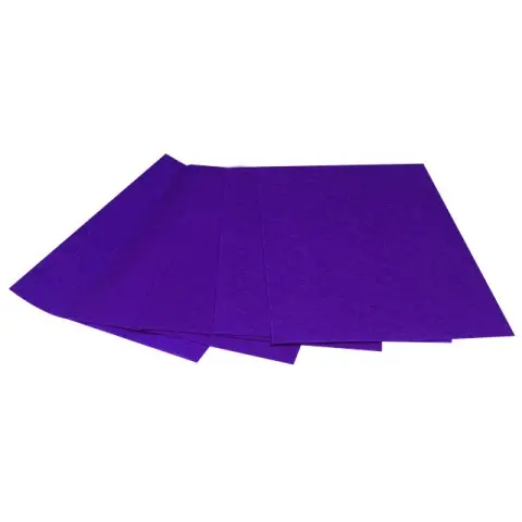 Фоаміран кольоровий, А4, 2 мм, 5 аркушів, Темно-фіолетовий, PLH-EVA-025