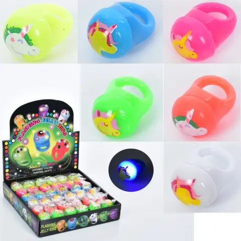 Каблучка Єдиноріг 4.5 см, світло, на батарейках (В асортименті)