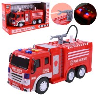 Машина Пожежна світло звук бризкає водою (в асортименті) ZY227A