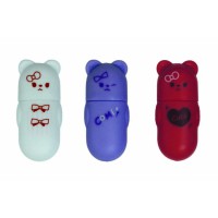 Ластик у футлярі Ведмедик, 3 шт.