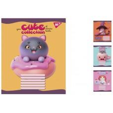 Тетради ученические 12 листов линия Yes Cute collection, 25 шт. в упаковке