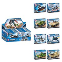 Конструктор 93+ деталей 8 шт у кор 2529-2536