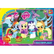 Пазли тм "g-toys" із серії "my little pony" (маленька поні), 117 ел. (MLP012)