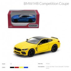 Модель легкова bmw m8 competition coupe 5'' kt5425w метал. Інерція відкр. Дв. 4кол. Коробка