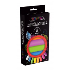 Мел кольоровий серії крейдочка великі 8 кольорів (20) danko toys
