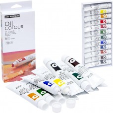 Олійні художні фарби 12 мл "art ranger" 12 кольорів "oil" арт. Eo1212c-3, в коробці