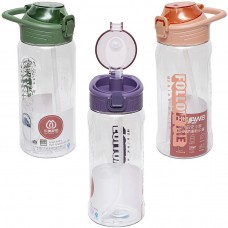 Пляшка для води пластик 1, 5 літра з трубочкою 23xh-20