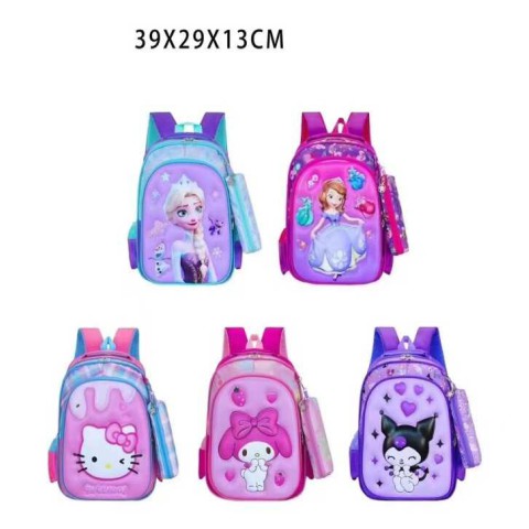 Рюкзак Герой, на 2 відділення, 28x14x38 см, C72859 (В асортименті)