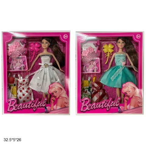 Лялька 29 см з нарядами аксесуари (в асортименті) 8020-3/8020-4