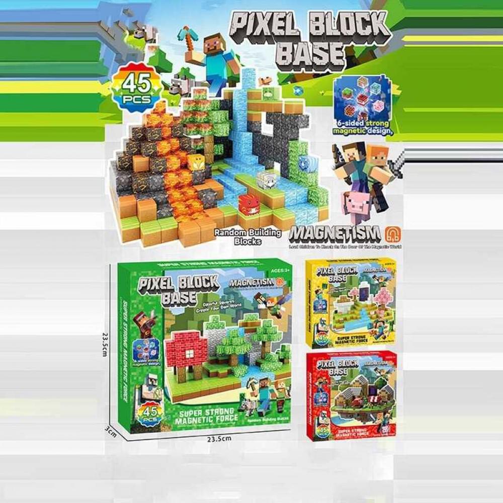 Магнітний конструктор в кор. 45 дет. 23*24*3см /144/