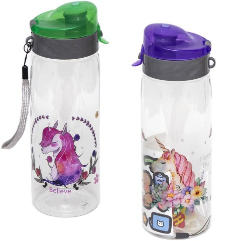 Пляшка для води пластик 0,9 л XH-23