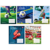 Зошити учнівські 48 аркушів лінія Yes Hit the goal, 10 шт. в упаковці