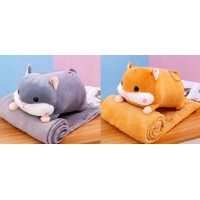 М'яка іграшка з пледом 50 см (в асортименті) L1121