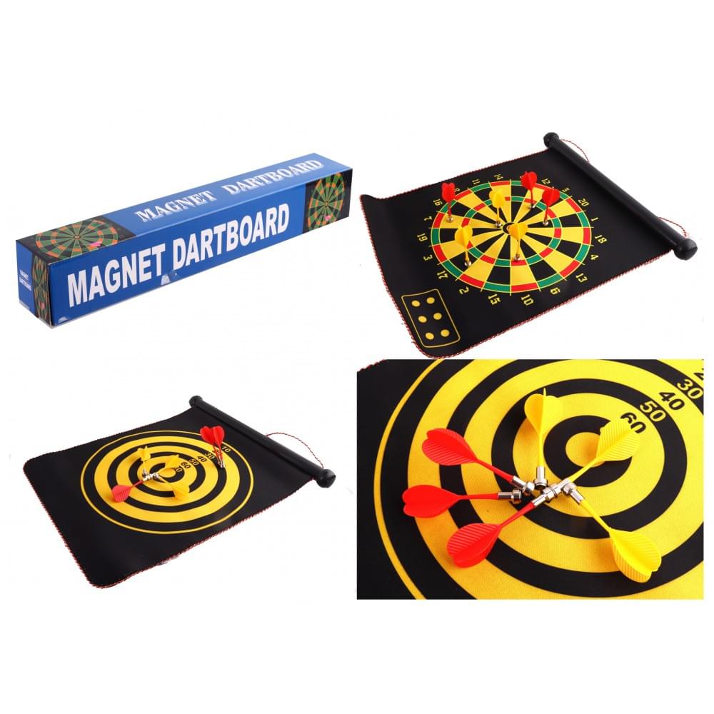 Дартс 15'' магнитный тканевый с 6 дротиками DM1501