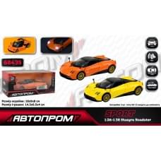 Машина метал АВТОПРОМ 1:32 Pagani Huayra Roadster, бат., світло, звук, відчиняються двері, у кор. 18*8*9см /48-2/