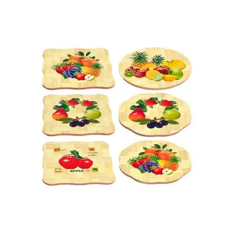 Підставка бамбукова під гаряче 14 см, 2 шт в уп