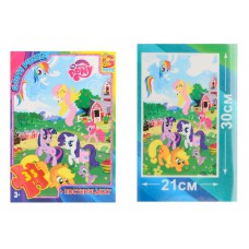 Пазли серії "my little pony" 35 ел. У коробці 19х13х3см gtoys mlp011