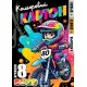 Набір картону кольорового одностороннього, А4, 8 аркушів, кольорова папка, 25147