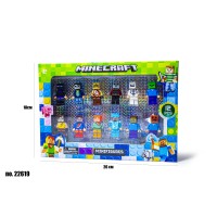 Фігурки Minecraft, 12 героїв, 26x18 см, 22619