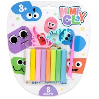 Набір для творчості Mimi Clay, 8 кольорів, Strateg
