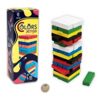 Настільна гра Colors Jenga, 48 брусків, Стратег, 30717 (українською)