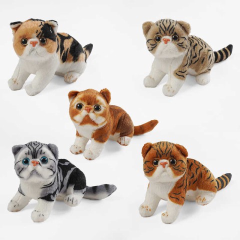 М'яка іграшка Котик 29 см сидяче положення пластикові оченята (В асортименті) D40824