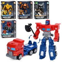 Трансформер робот 18 см+транспорт 5 видів YND666-120