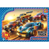 Пазли G-Toys Монстер траки, 70 елементів, MT185