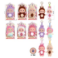 М'яка іграшка-брелок LABUBU 20×12×6 см мікс 6089A-3