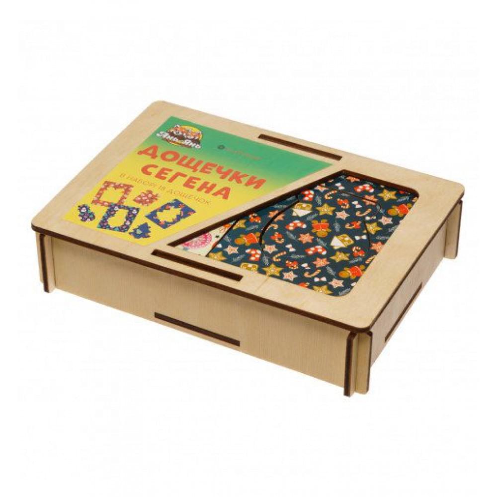 Дошки Сегена: новорічні візерунки