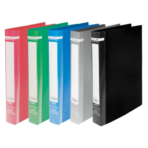 Папка пластикова з 2-ма кільцями, А4 (25 мм), Jobmax, BM.3161-99 (В асортименті)