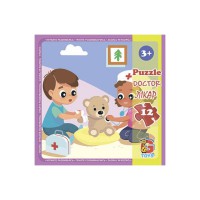 Пазли G-Toys Дитячий майданчик, 12 елементів, LX03