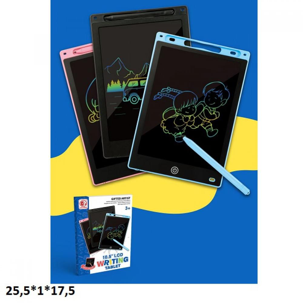 Планшет для малювання 6683A LCD Writing Tablet 10,5'' 3кол.кор.25,5*1*17,5 /200/