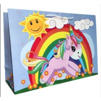 Набір подарункових пакетів Єдиноріг, 45x33x13 см, 6 шт. в упаковці, 9668-6