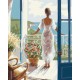 Набір для розпису по номерах Світанок на морі, 40x50 см, КНО8339