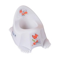 Горщик музичний Лісова казка з протиковзною гумою, світло-бежевий, TEGA