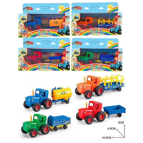 Трактор з причепом Синій Трактор, 1 шт. (В асортименті)