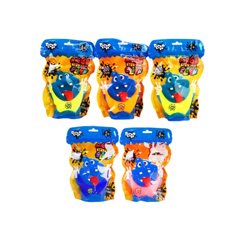 В’язка маса Mega Stretch Slime, пакет, 500 г (українською)/російська, Danko Toys