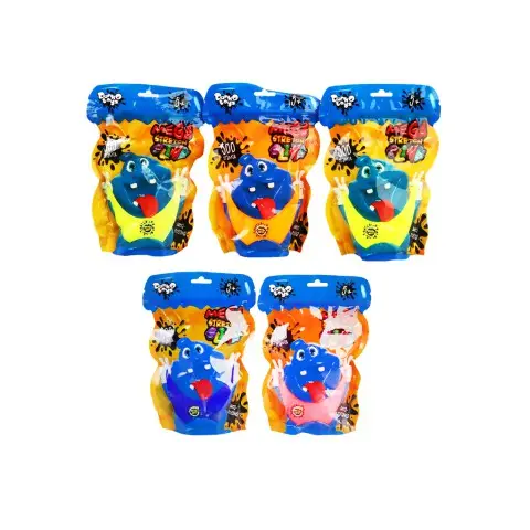 В’язка маса Mega Stretch Slime, пакет, 500 г (українською)/російська, Danko Toys