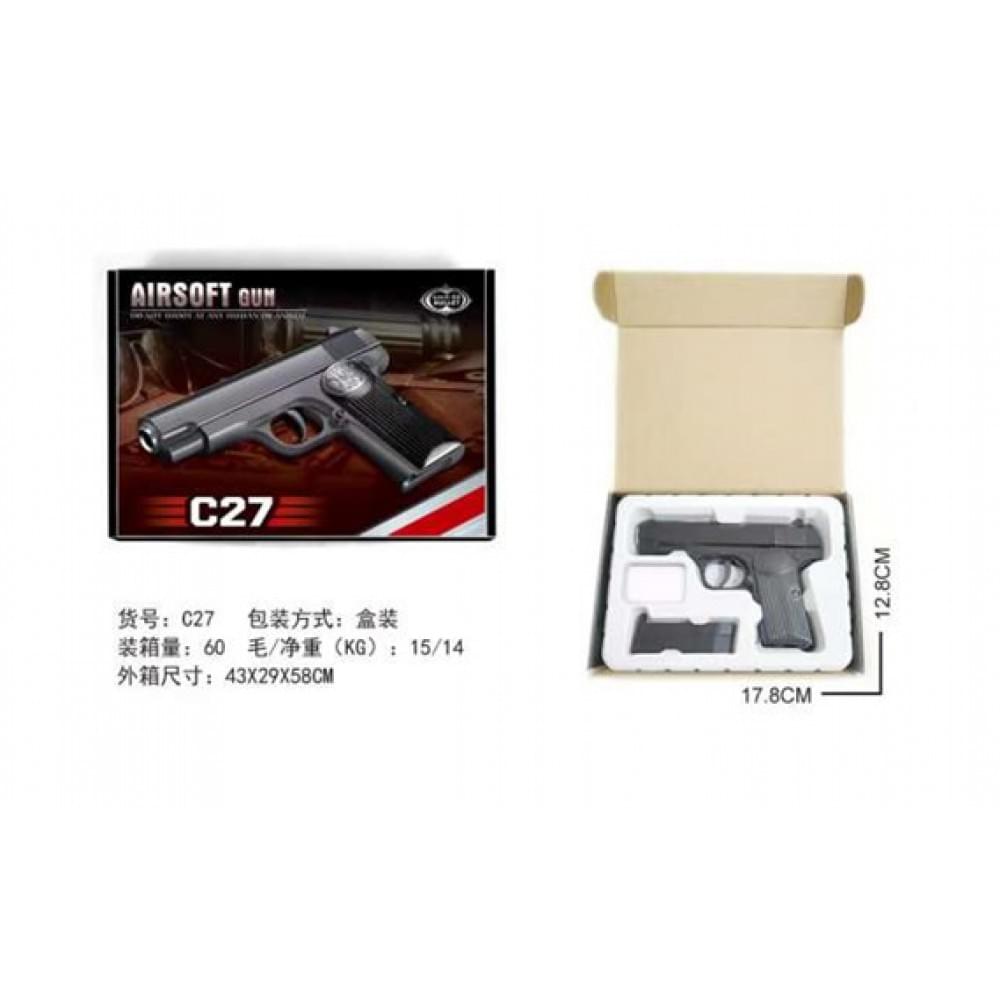 Пістолет мет. кульки, у кор. 18*13*4 см /60/