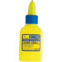 Клей ПВА, 50 мл, ковпачок-дозатор, 4 шт. в упаковці