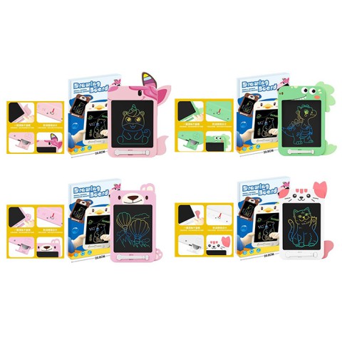 Планшет LCD, 8 дюймів, для малювання, 19x27x1 см, кольоровий (В асортименті)