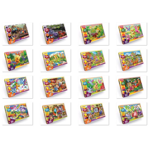 Пазли м’які Danko Toys, 35 елементів, S35-10 (В асортименті)