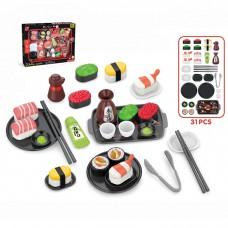 Продукти суші, роли, посуд, 31предмет, в кор-ці, 35,5-26,5-6см /36/