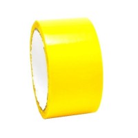 Скотч кольоровий, 48 мм х 50 ярдів х 40 мкм, жовтий