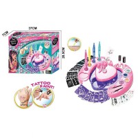 Набір тимчасових татуювань трафарети глітер аплікатори RY6303