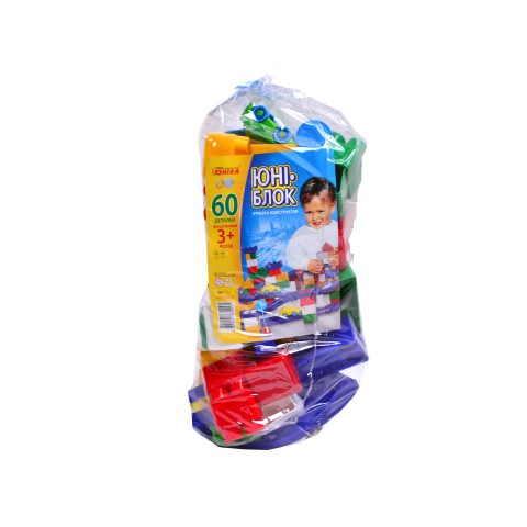 Конструктор Юника Юни-блок 60 деталей