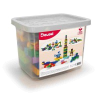 Конструктор "Спецтехніка/Аеродром/Ферма/Ранчо", 252 деталі, у контейнері для зберігання, Фламінго, 013999/03